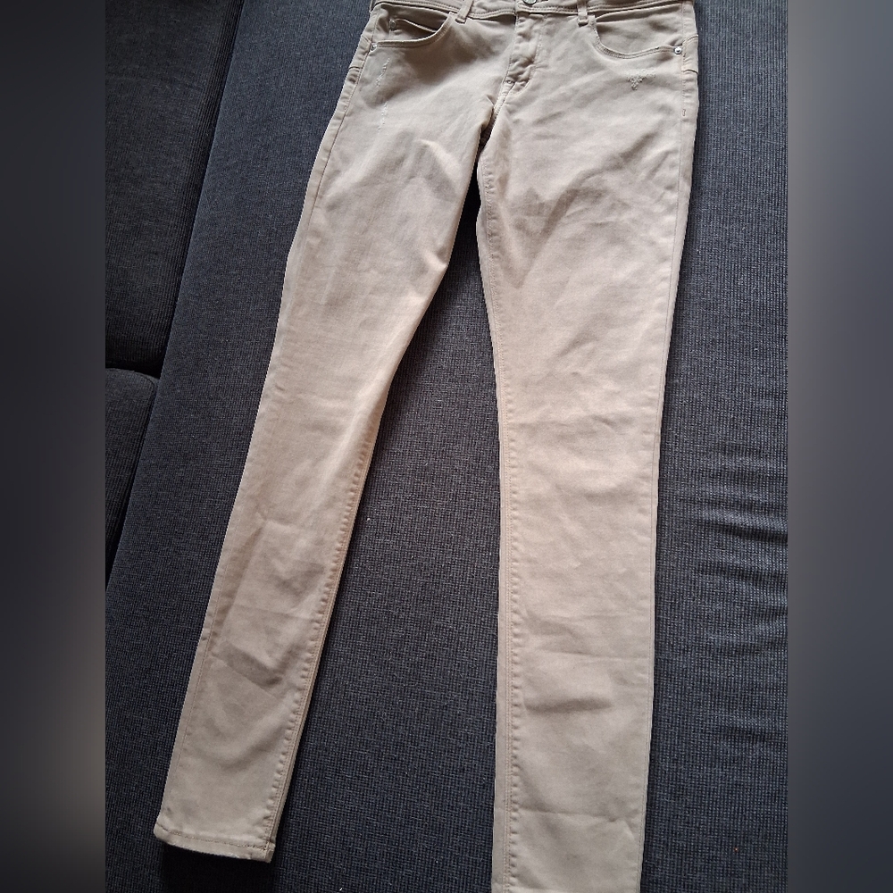Beige Skinny Jeans